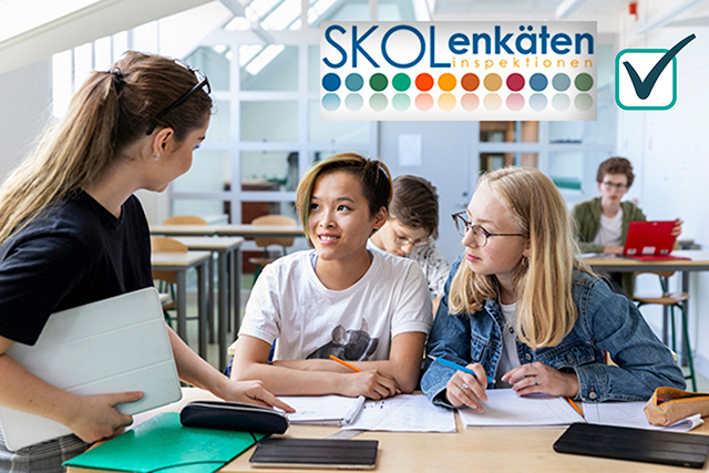 Skolenkäten VT 2019 elever i klassrum