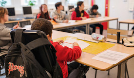 Elever i ett klassrum
